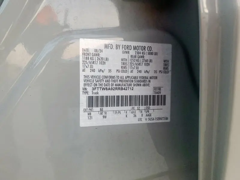 2024 FORD MAVERICK XL  