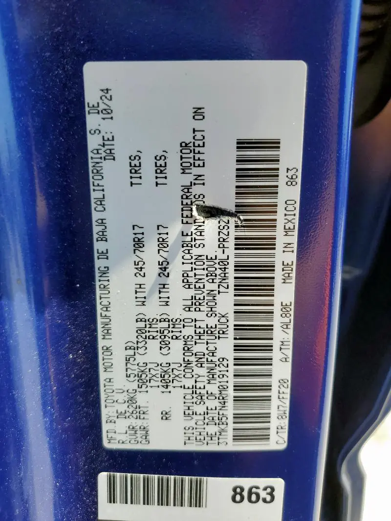 2024 TOYOTA TACOMA DOUBLE CAB  