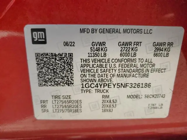 2022 CHEVROLET SILVERADO K2500 HEAVY DUTY LTZ  