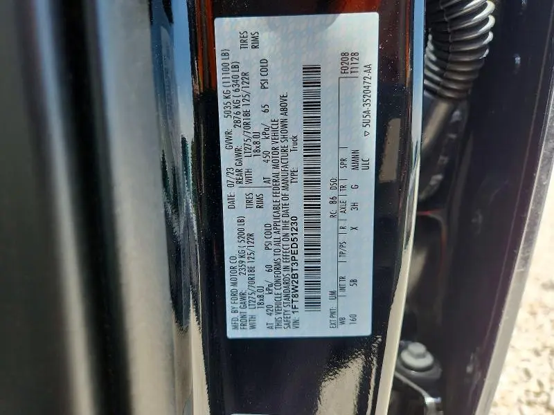 2023 FORD F250 SUPER DUTY  