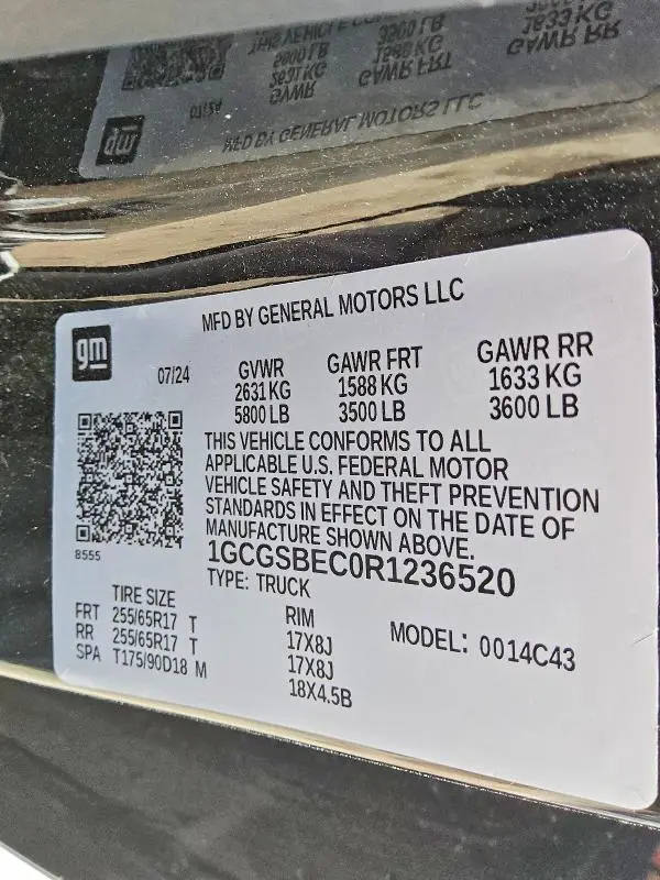 2024 CHEVROLET COLORADO   