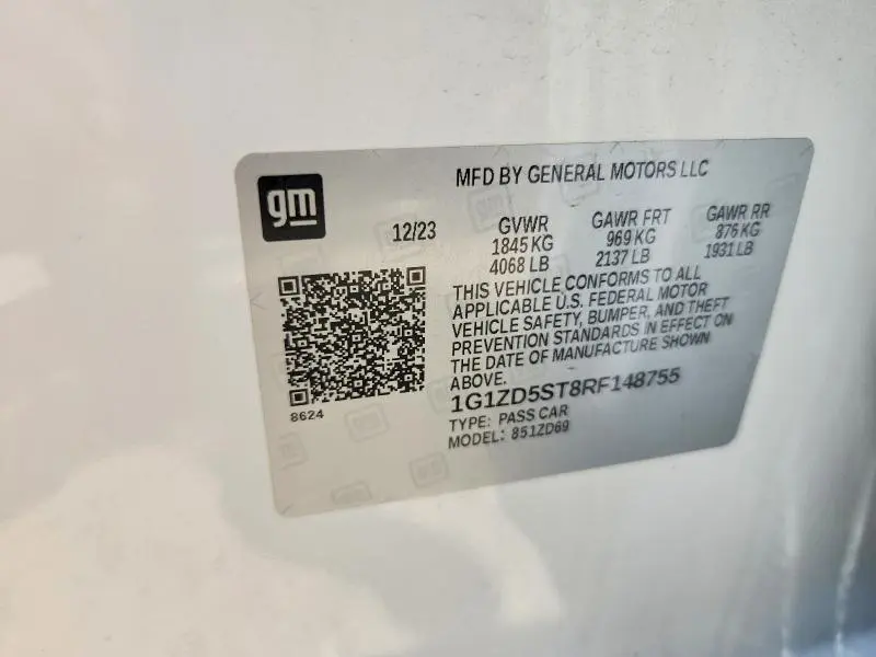 2024 CHEVROLET MALIBU LT  