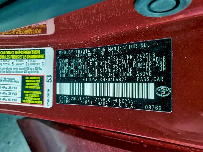 2025 TOYOTA CAMRY XSE  