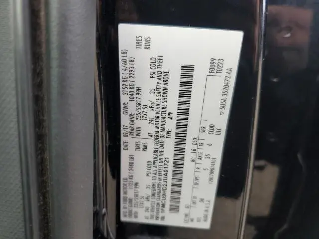 2018 FORD ESCAPE SEL  