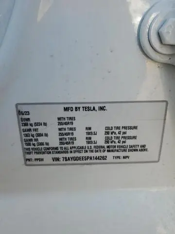 2023 TESLA MODEL Y   