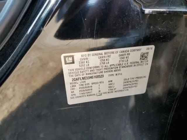 2017 GMC TERRAIN SLE  