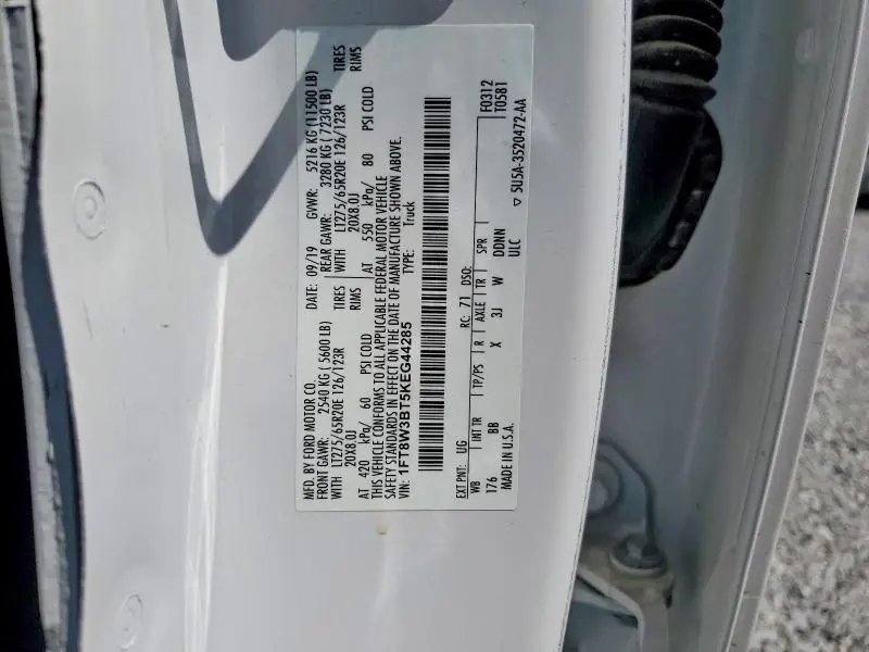 2019 FORD F350 SUPER DUTY  