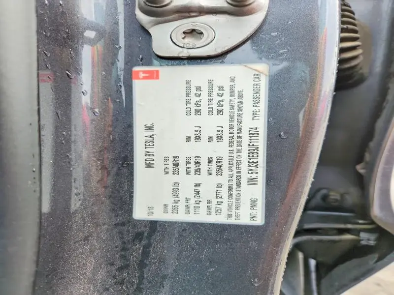 2018 TESLA MODEL 3   