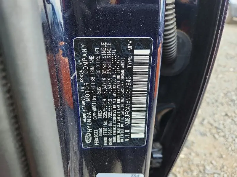 2022 HYUNDAI TUCSON SEL CONVENIENCE  