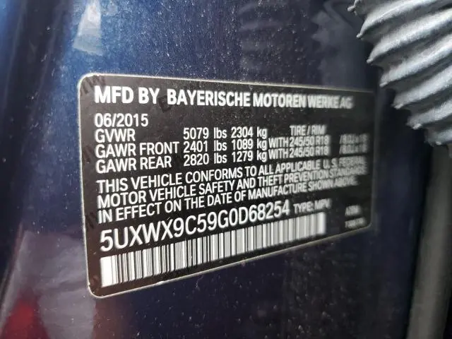 2016 BMW X3 XDRIVE28I  