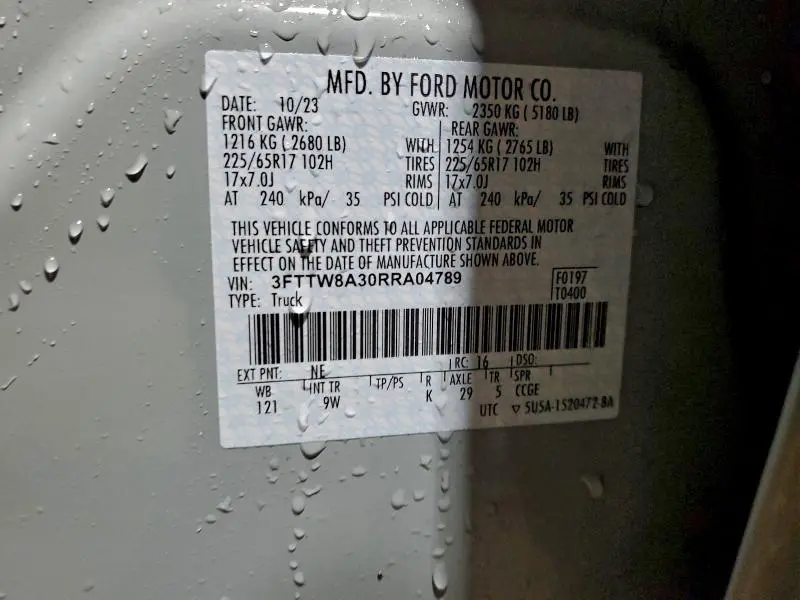 2024 FORD MAVERICK XL  