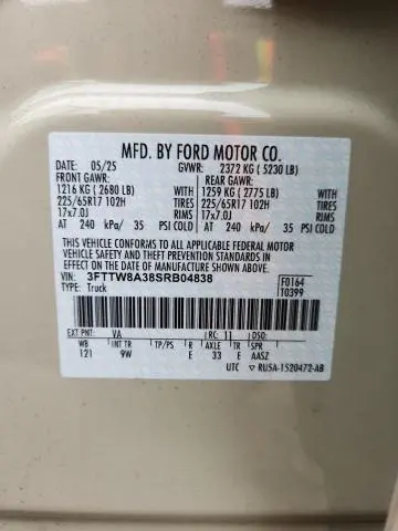 2025 FORD MAVERICK XL  