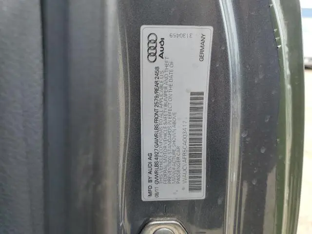 2012 AUDI S5 PREMIUM PLUS