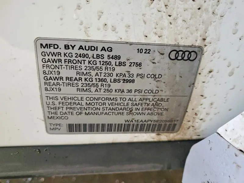 2023 AUDI Q5 PREMIUM PLUS 45  