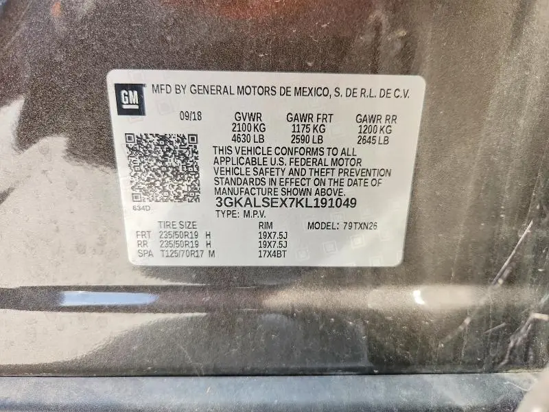2019 GMC TERRAIN DENALI  