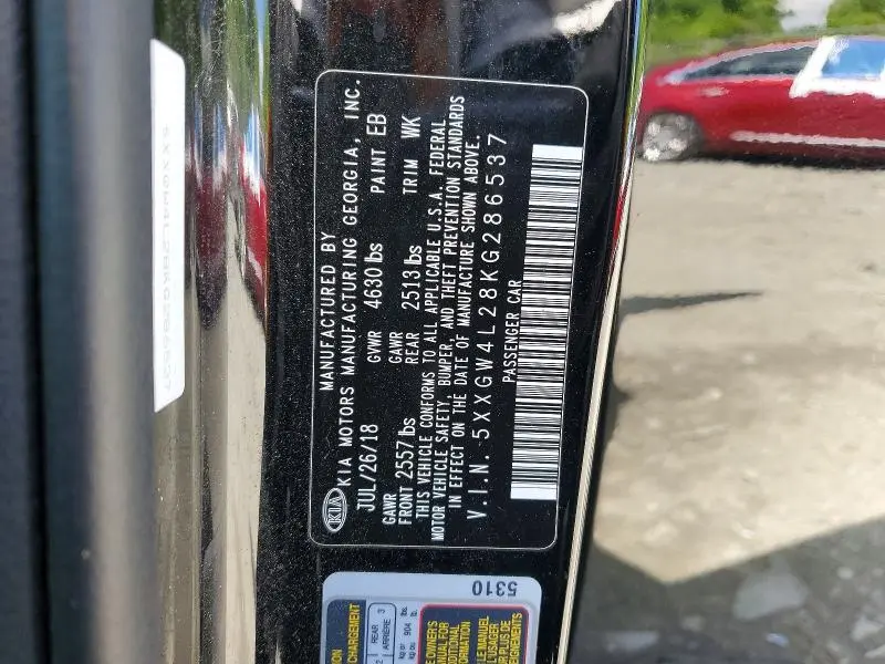 2019 KIA OPTIMA SX  