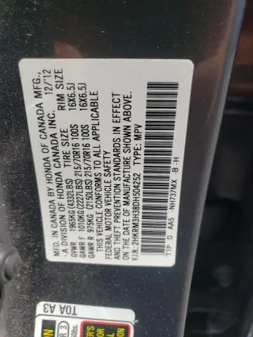 2013 HONDA CR-V LX  