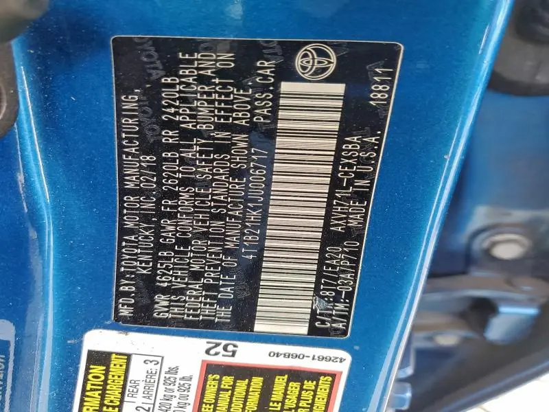 2018 TOYOTA CAMRY HYBRID  