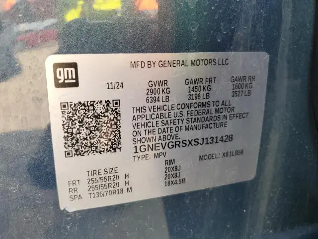 2025 CHEVROLET TRAVERSE LT  