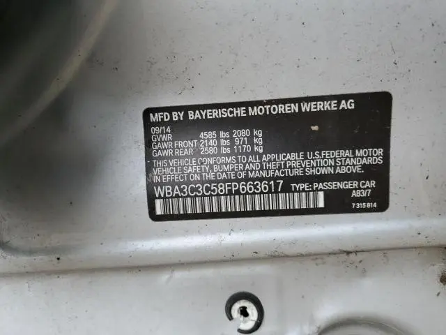 2015 BMW 320 I XDRIVE