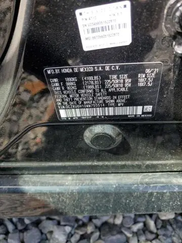 2021 HONDA HR-V SPORT  