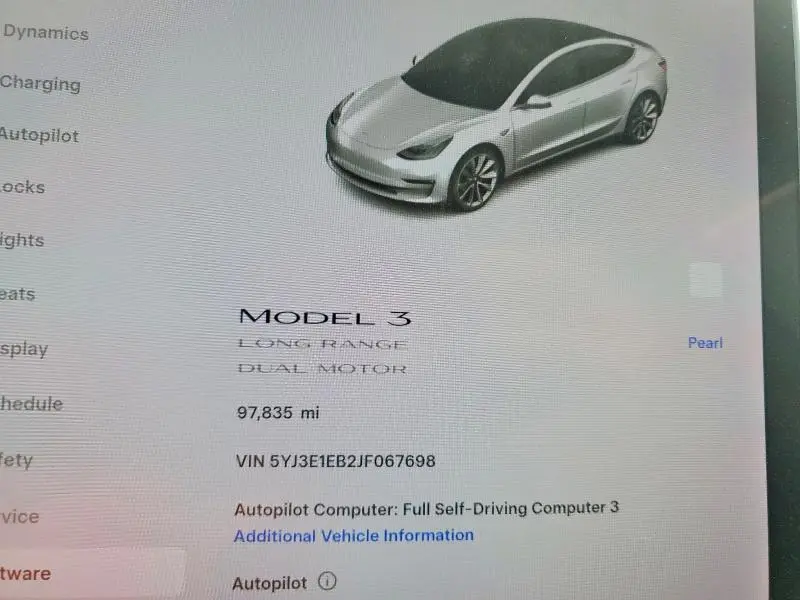 2018 TESLA MODEL 3   