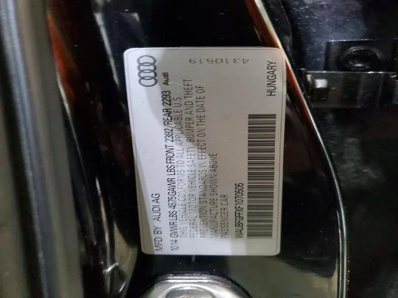 2015 AUDI A3 PREMIUM  