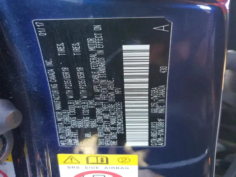 2017 LEXUS RX 350 BASE  