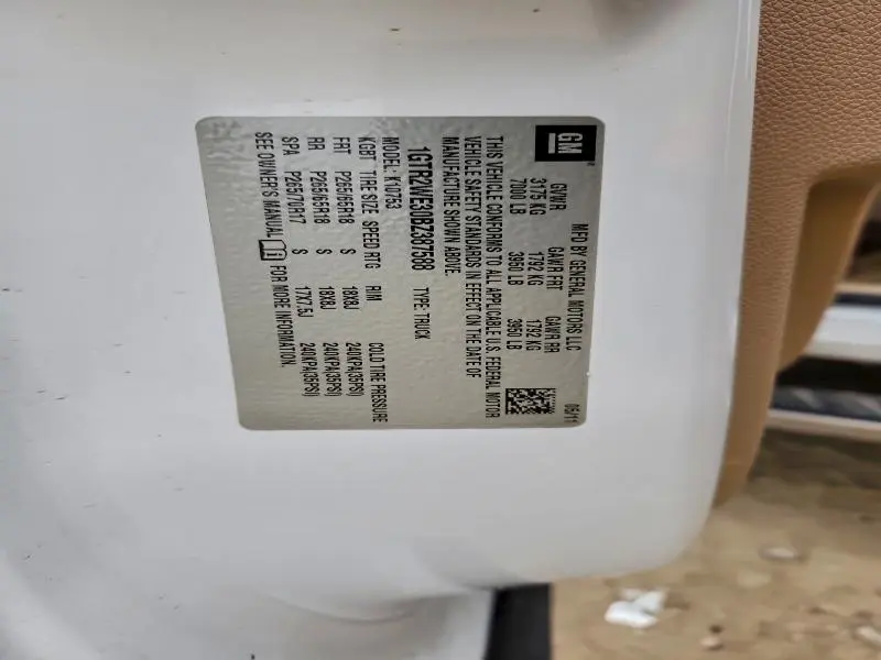 2011 GMC SIERRA K1500 SLT  