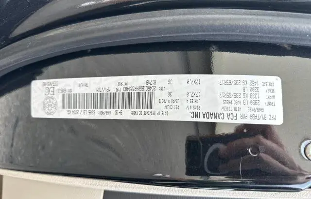 2017 CHRYSLER PACIFICA TOURING L  