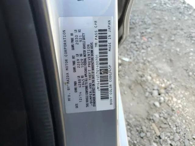 2016 MAZDA 6 SPORT  