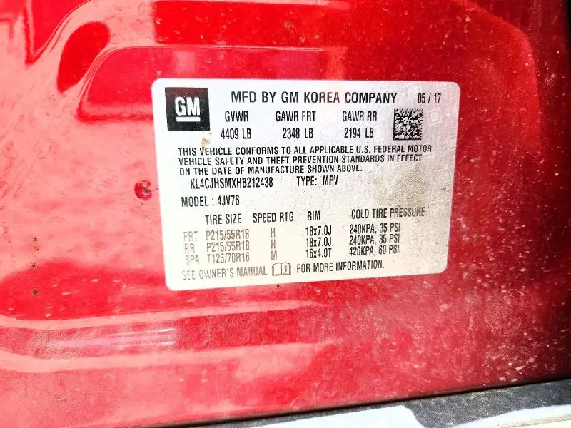 2017 BUICK ENCORE PREMIUM  