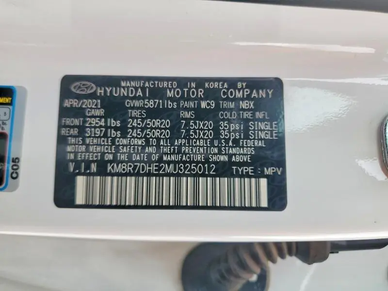 2021 HYUNDAI PALISADE CALLIGRAPHY  