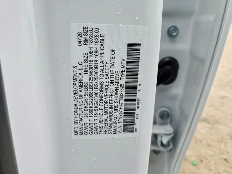 2026 HONDA PILOT EXL  