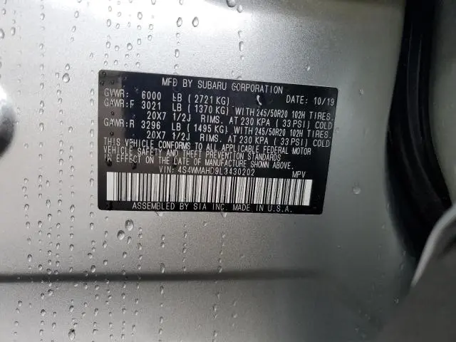 2020 SUBARU ASCENT PREMIUM