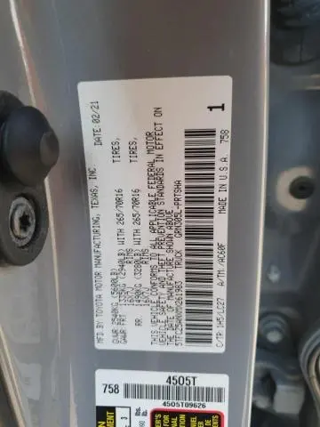 2021 TOYOTA TACOMA DOUBLE CAB  