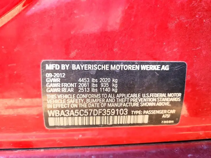 2013 BMW 328 I  