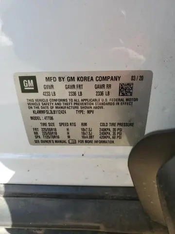 2020 BUICK ENCORE GX ESSENCE  