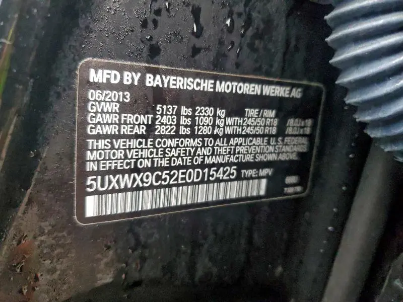 2014 BMW X3 XDRIVE28I  