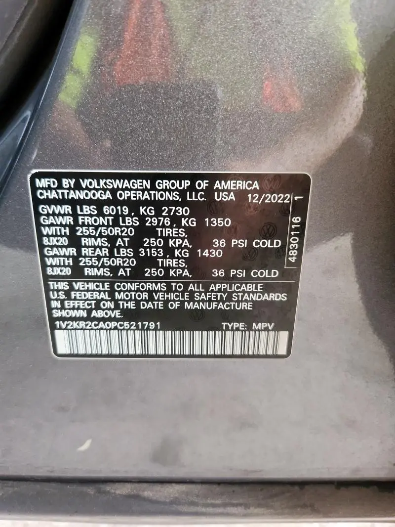 2023 VOLKSWAGEN ATLAS SE  