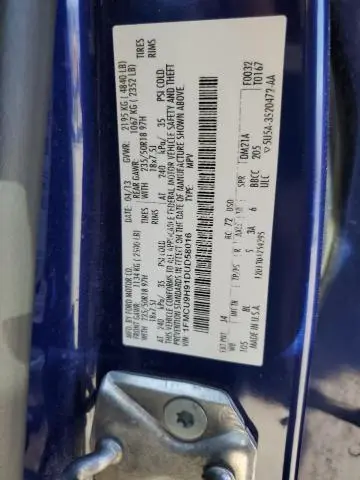 2013 FORD ESCAPE SEL  