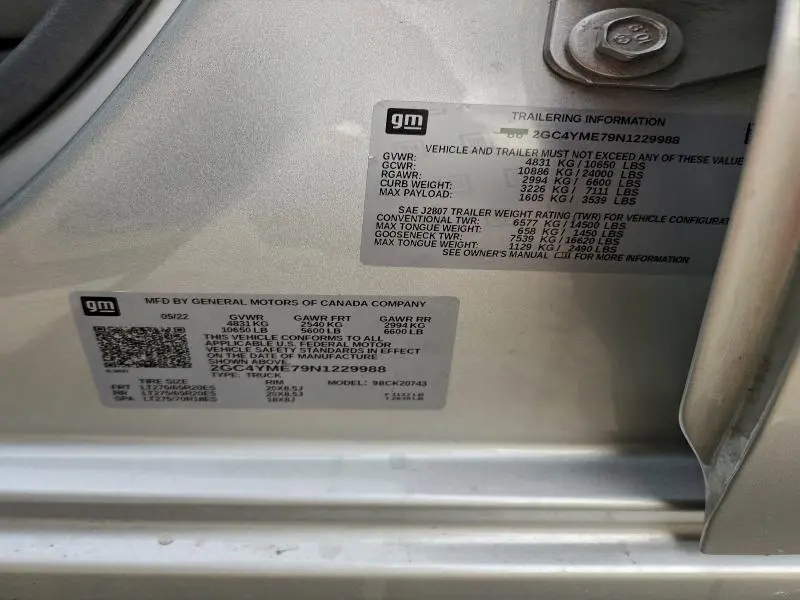 2022 CHEVROLET SILVERADO K2500 CUSTOM  