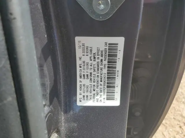 2016 HONDA ACCORD EXL  