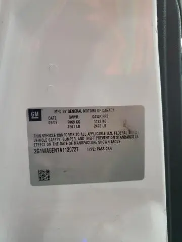 2010 CHEVROLET IMPALA LS  