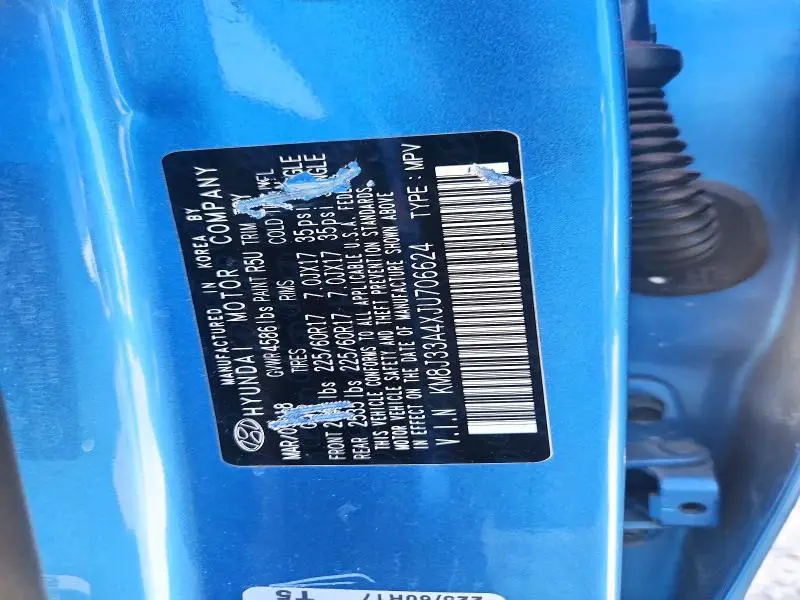 2018 HYUNDAI TUCSON SEL  