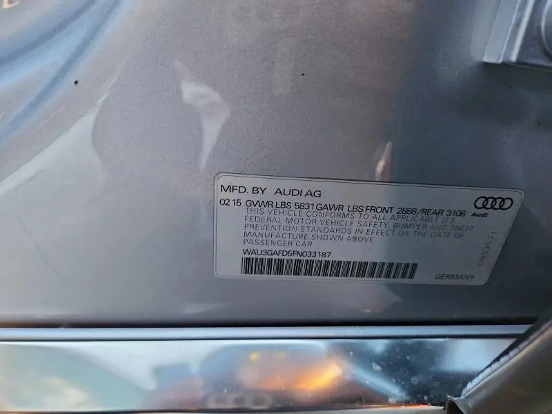 2015 AUDI A8 L QUATTRO  