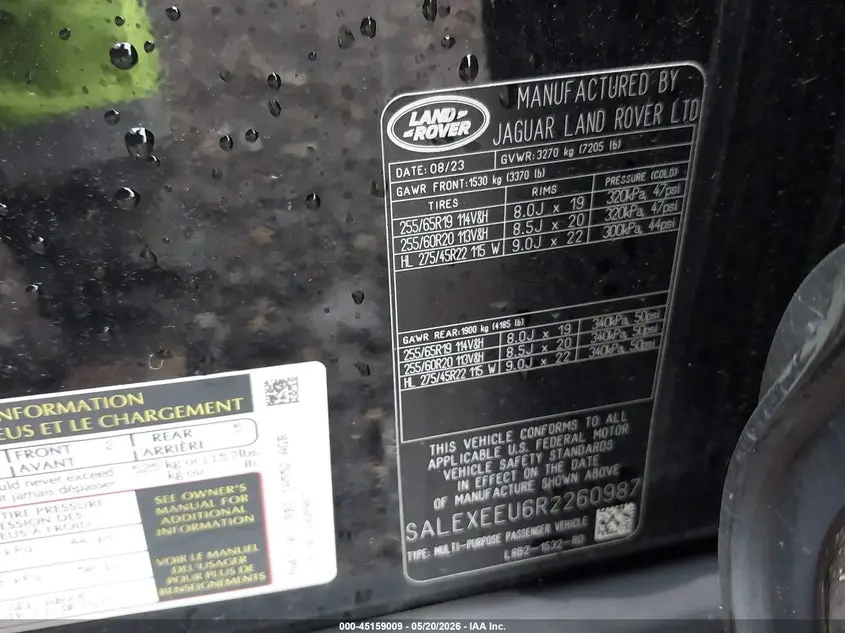 2024 LAND ROVER DEFENDER 110 P400 X