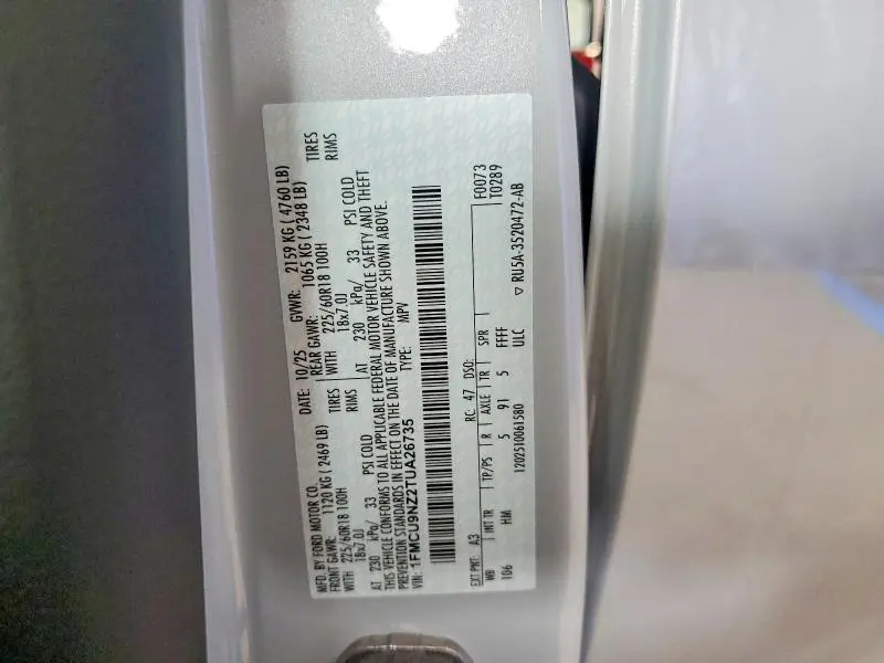 2026 FORD ESCAPE ST LINE SELECT  