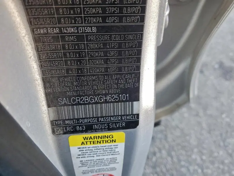 2016 LAND ROVER DISCOVERY SPORT HSE  