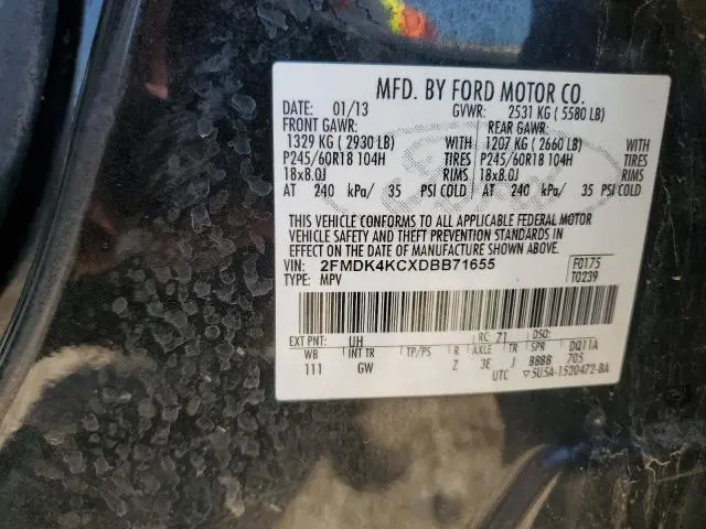 2013 FORD EDGE LIMITED  